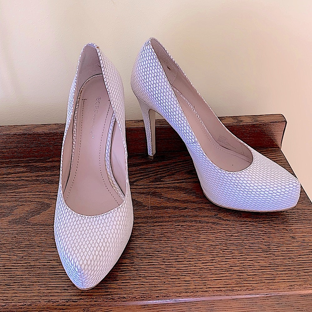 BCBGeneration Suede Leather Parade Platform Pump